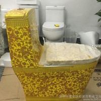 家装建材虹吸连体马桶 普通坐连体卫浴马桶上按两端式